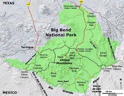 map big bend national park